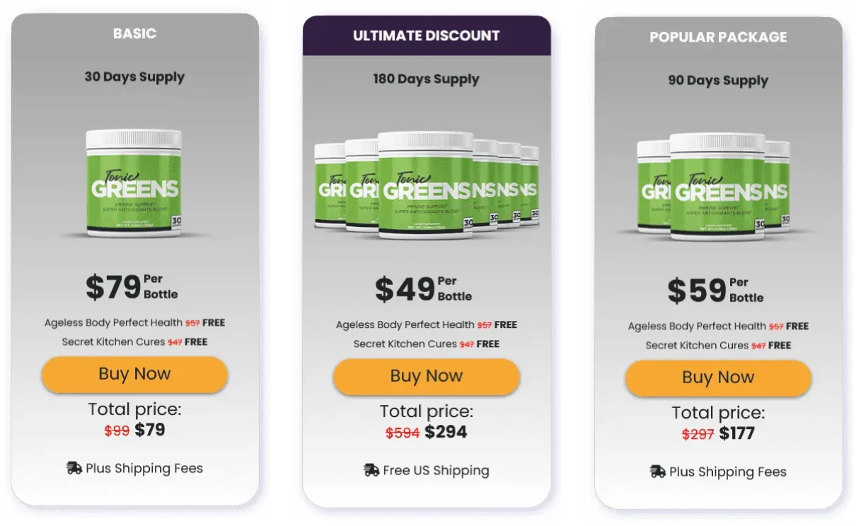 Buy Tonic Greens 6 Bottles